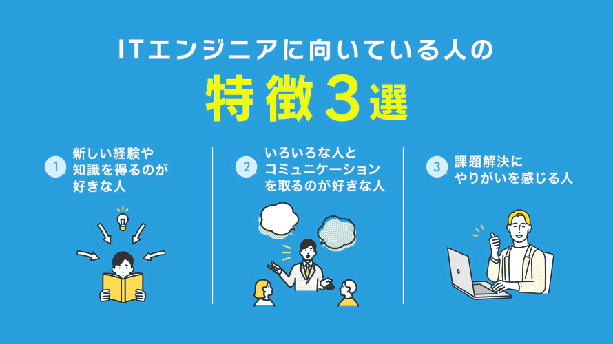 ITエンジニアに向いている人