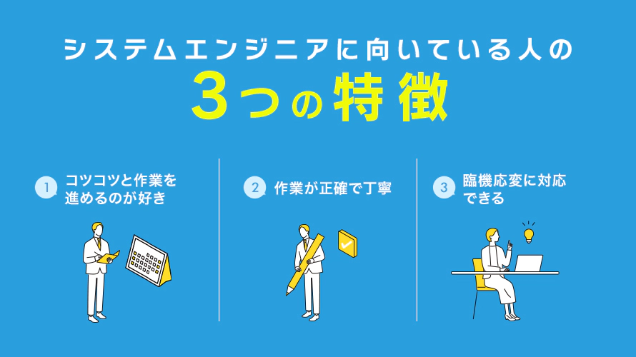 システムエンジニアに向いている人の特徴