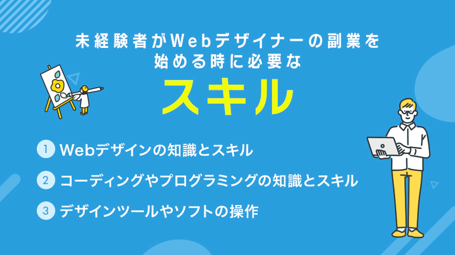 未経験者がWebデザイナーの副業を始める時に必要なスキル