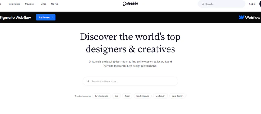 インスピレーション:Dribbble Colors