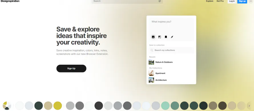 インスピレーション:Designspiration