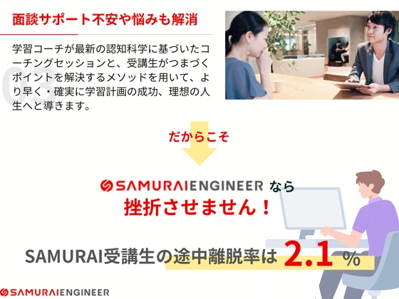 【オンライン】データサイエンスコース：SAMURAI ENGINEER 侍エンジニア