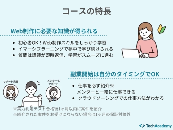 【オンライン】はじめての副業コース：テックアカデミー