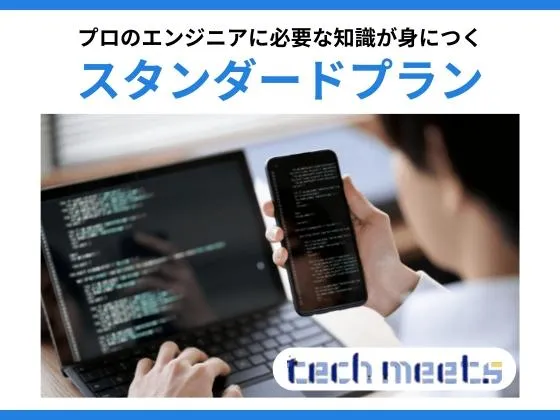 【オンライン】スタンダードプラン：techmeets（テックミーツ）