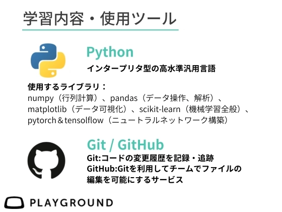 【オンライン】データサイエンスを学ぶ：PlayGround（プレイグラウンド）