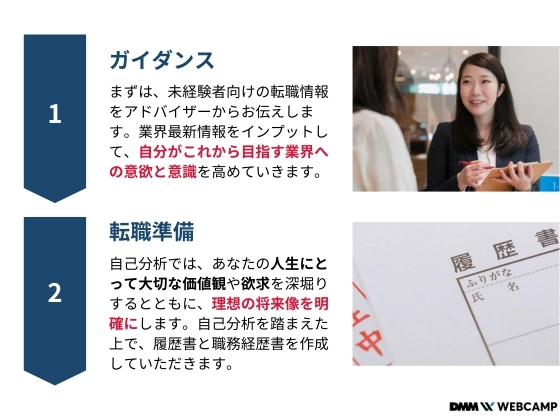 【オンライン】エンジニア転職/就業両立コース：DMM WEBCAMP（ディーエムエムウェブキャンプ）