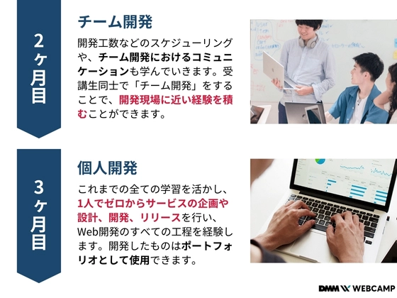 【オンライン】エンジニア転職/短期集中コース：DMM WEBCAMP（ディーエムエムウェブキャンプ）