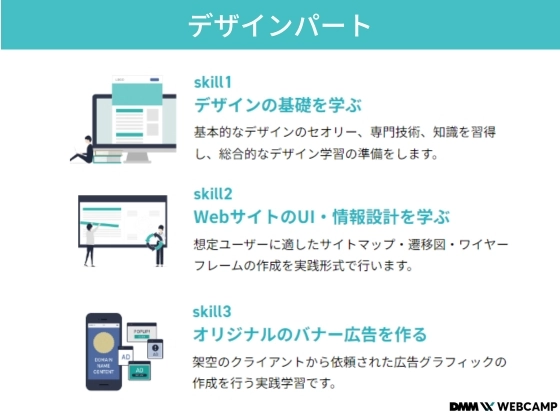 【オンライン】Webデザインコース：DMM WEBCAMP（ディーエムエムウェブキャンプ）